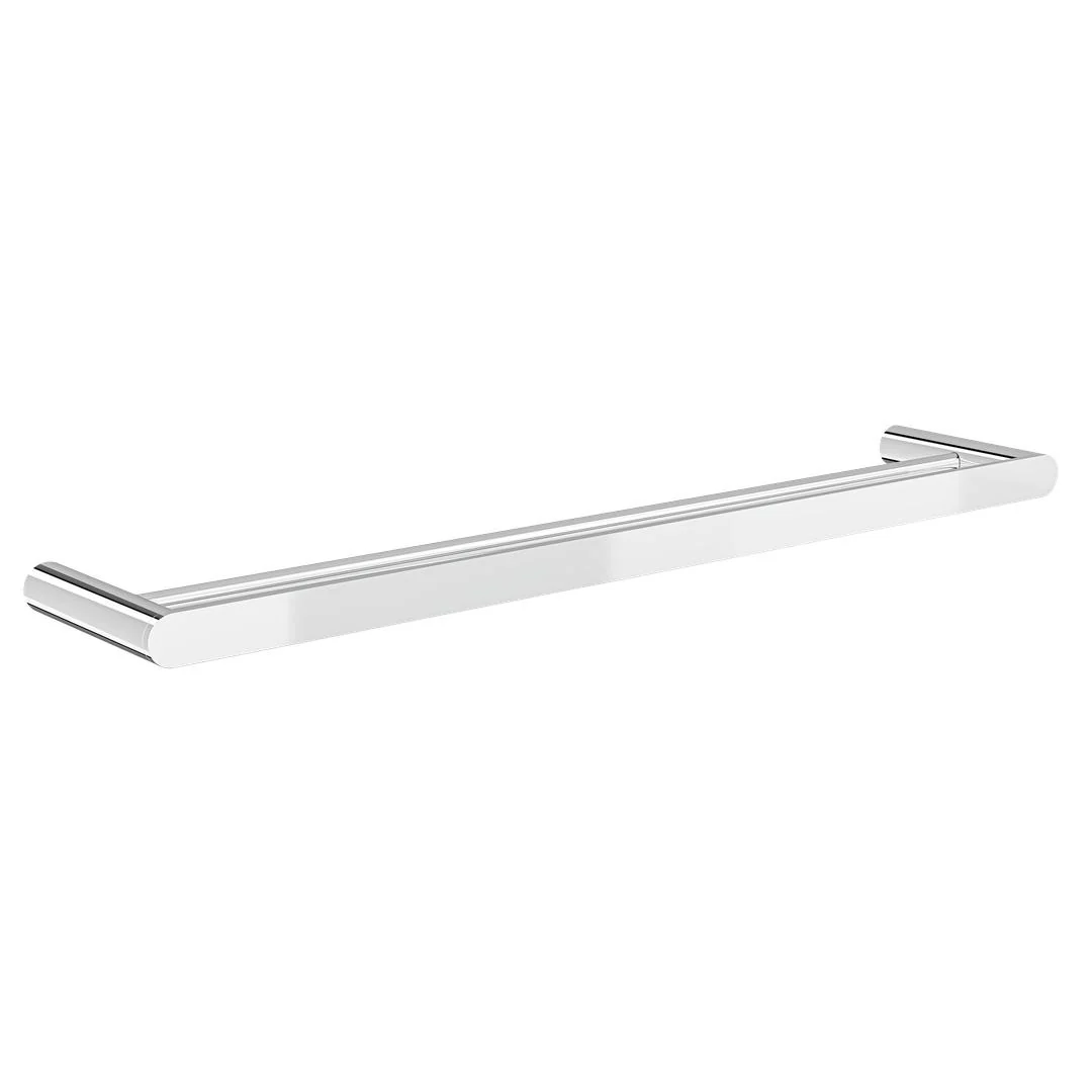 Linsol Circle 600mm Double Towel Rail - Chrome - Image 2