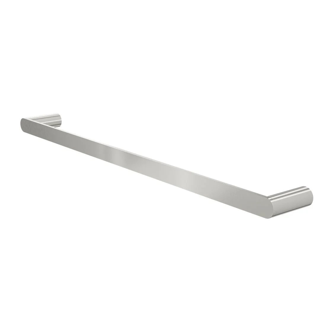 Linsol Circle 600mm Single Towel Rail - Brushed Nickel