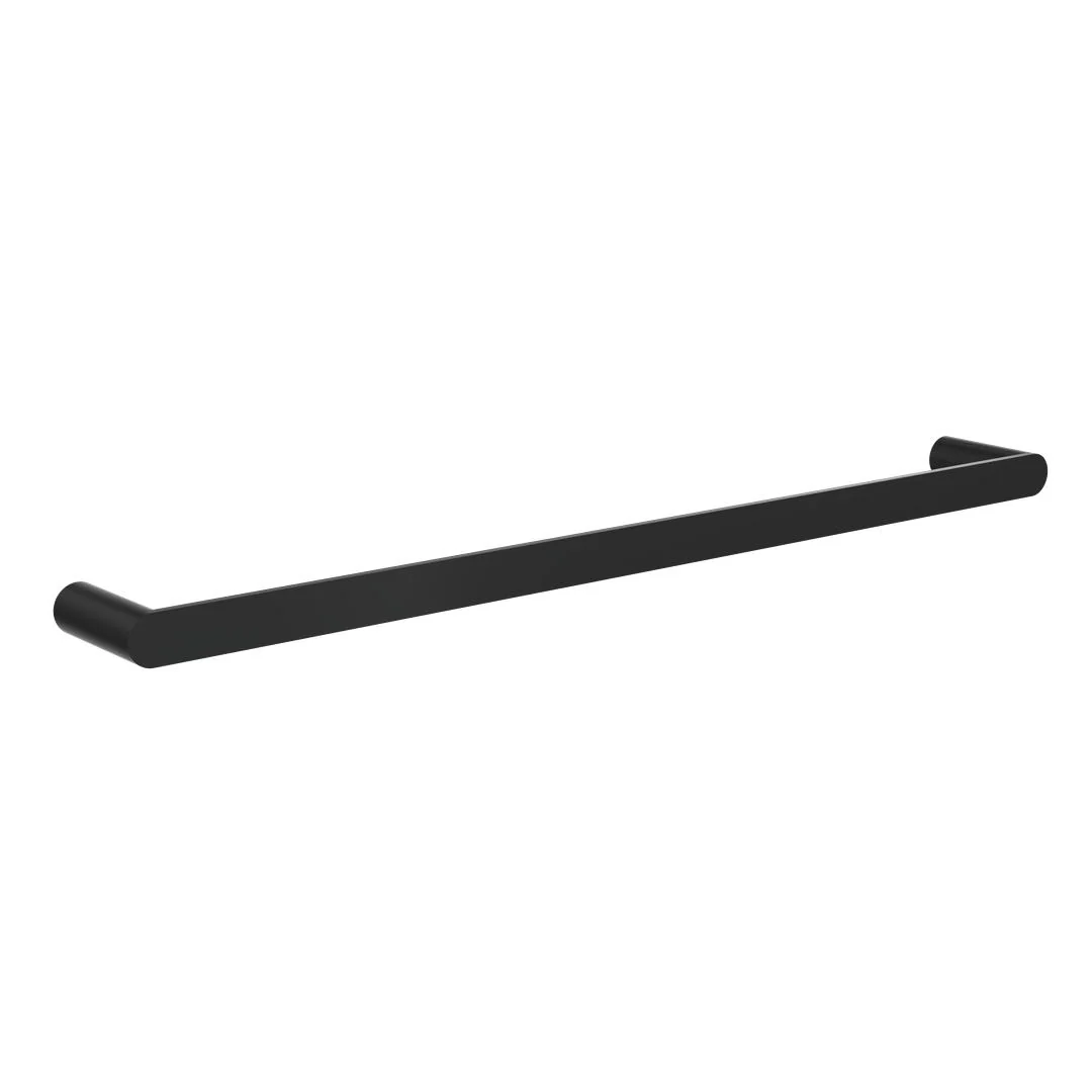 Linsol Circle 600mm Single Towel Rail - Matte Black - Image 2