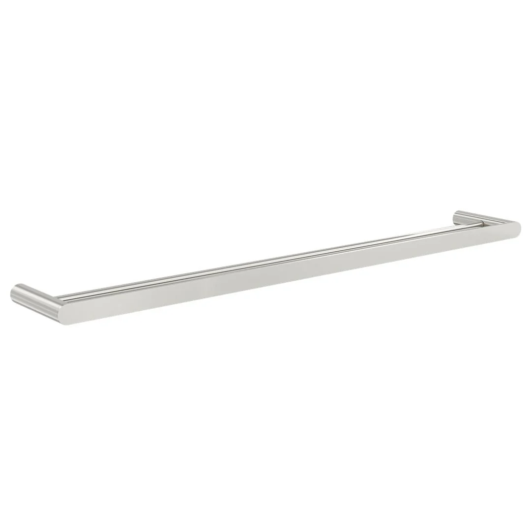 Linsol Circle 800mm Double Towel Rail - Brushed Nickel - Image 2