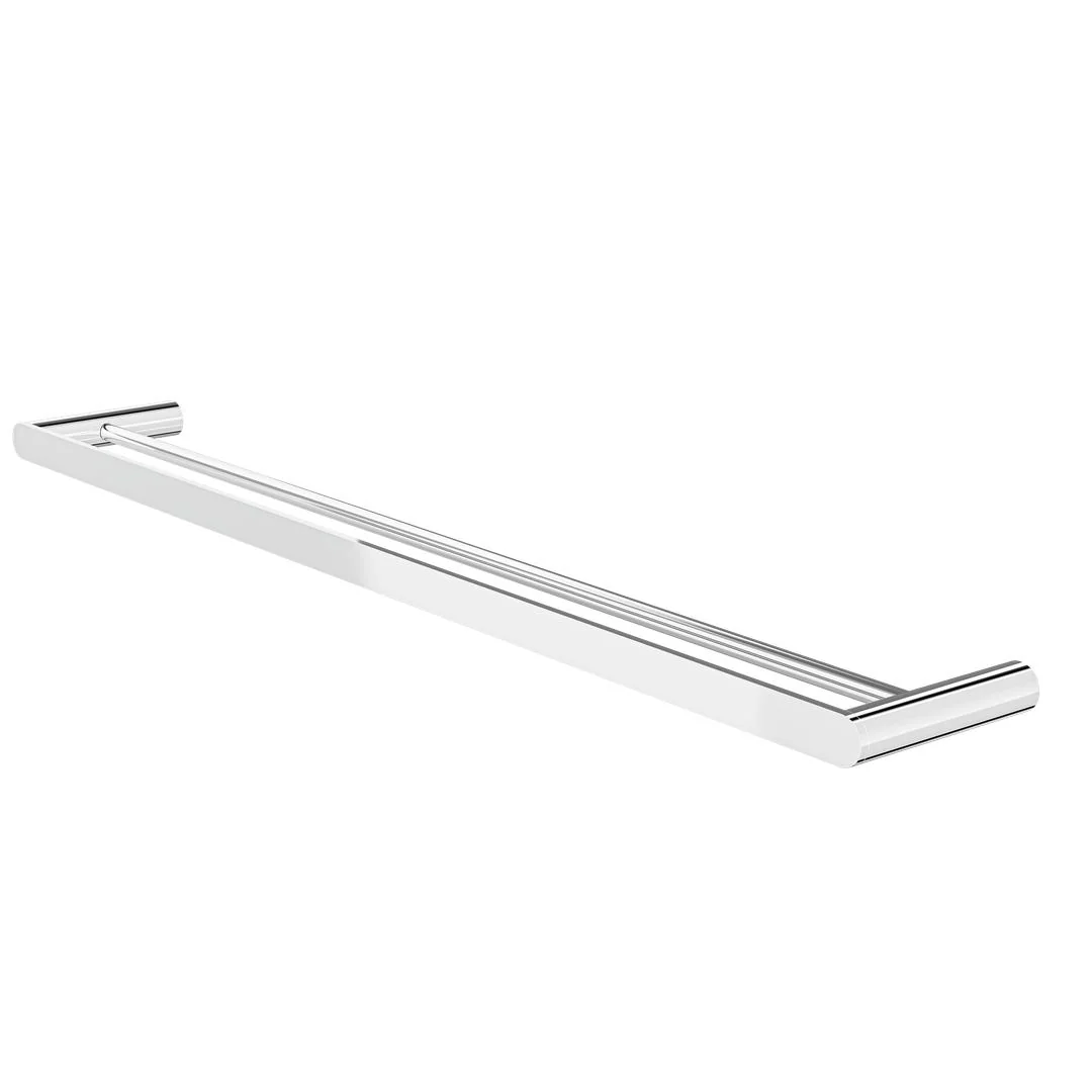 Linsol Circle 800mm Double Towel Rail - Chrome