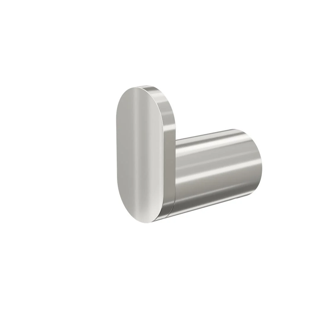 Linsol Circle Single Robe Hook - Brushed Nickel