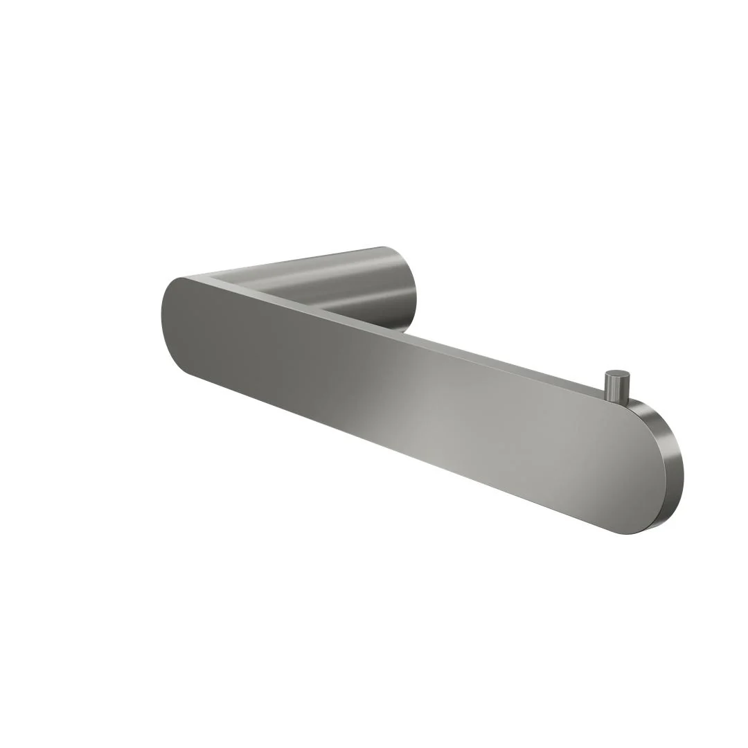 Linsol Circle Toilet Roll Holder - Gunmetal