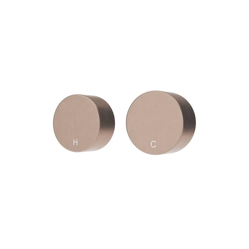 Meir Circular Wall Taps - Champagne - Image 3