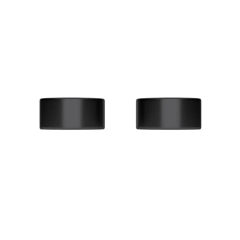Meir Circular Wall Taps - Black Matte - Image 3