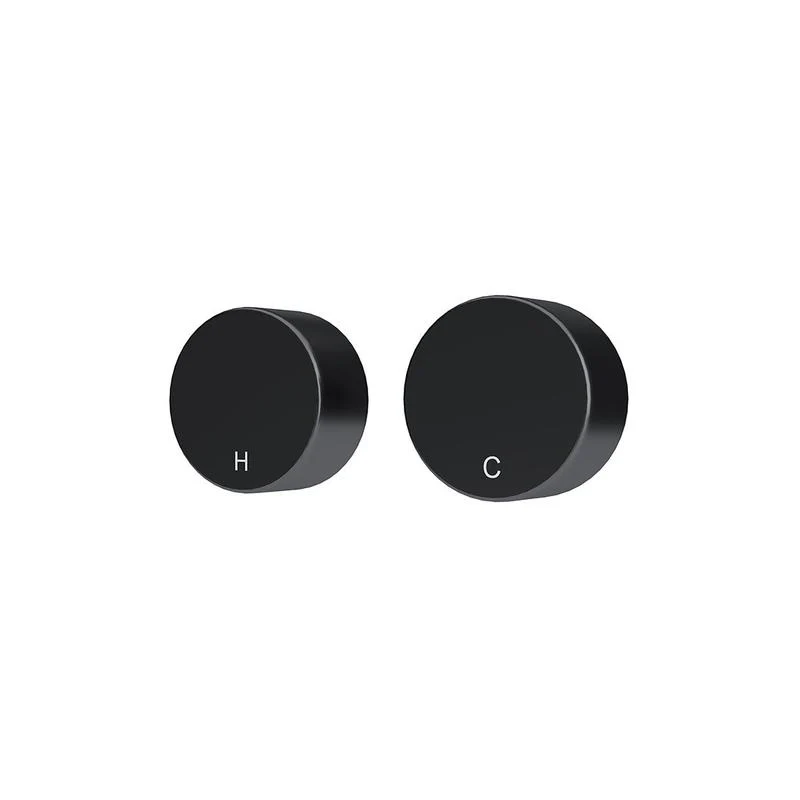 Meir Circular Wall Taps - Black Matte - Image 4