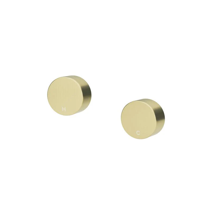 Meir Circular Wall Taps - PVD Tiger Bronze