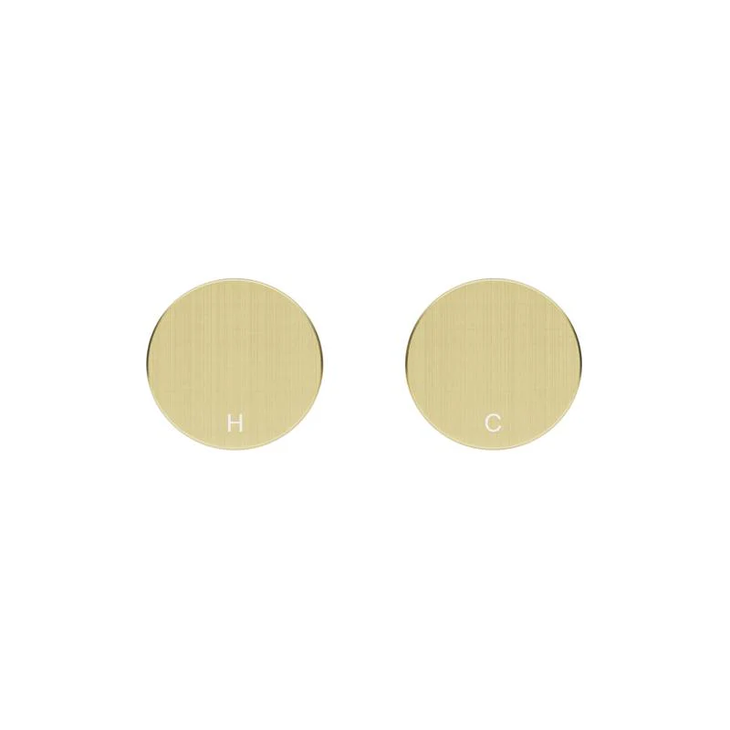 Meir Circular Wall Taps - PVD Tiger Bronze - Image 2