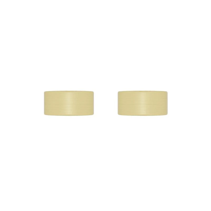 Meir Circular Wall Taps - PVD Tiger Bronze - Image 5