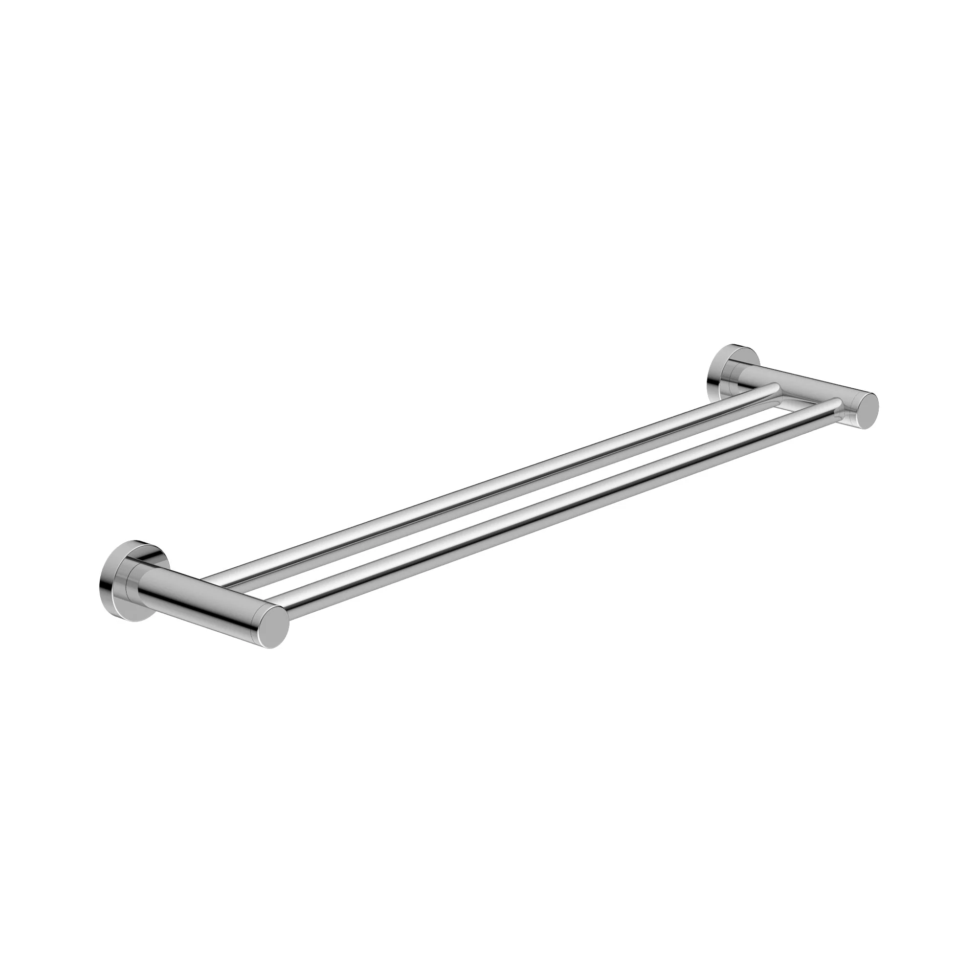 Nero Classic Double Towel Rail - Chrome