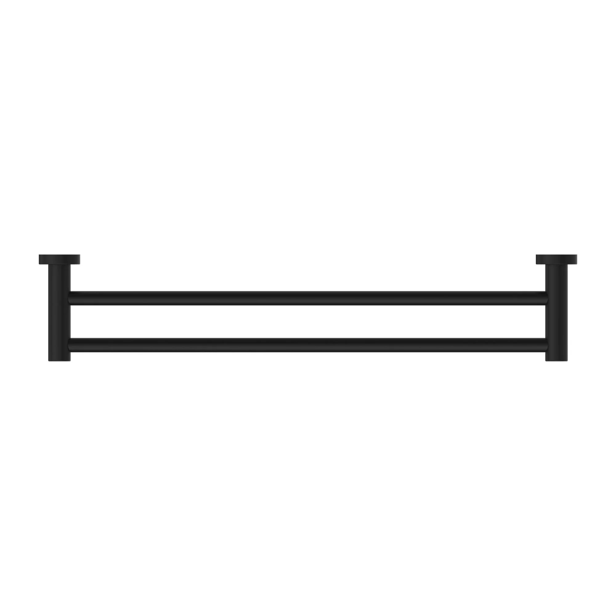 Nero Classic Double Towel Rail - Black Matte - Image 3