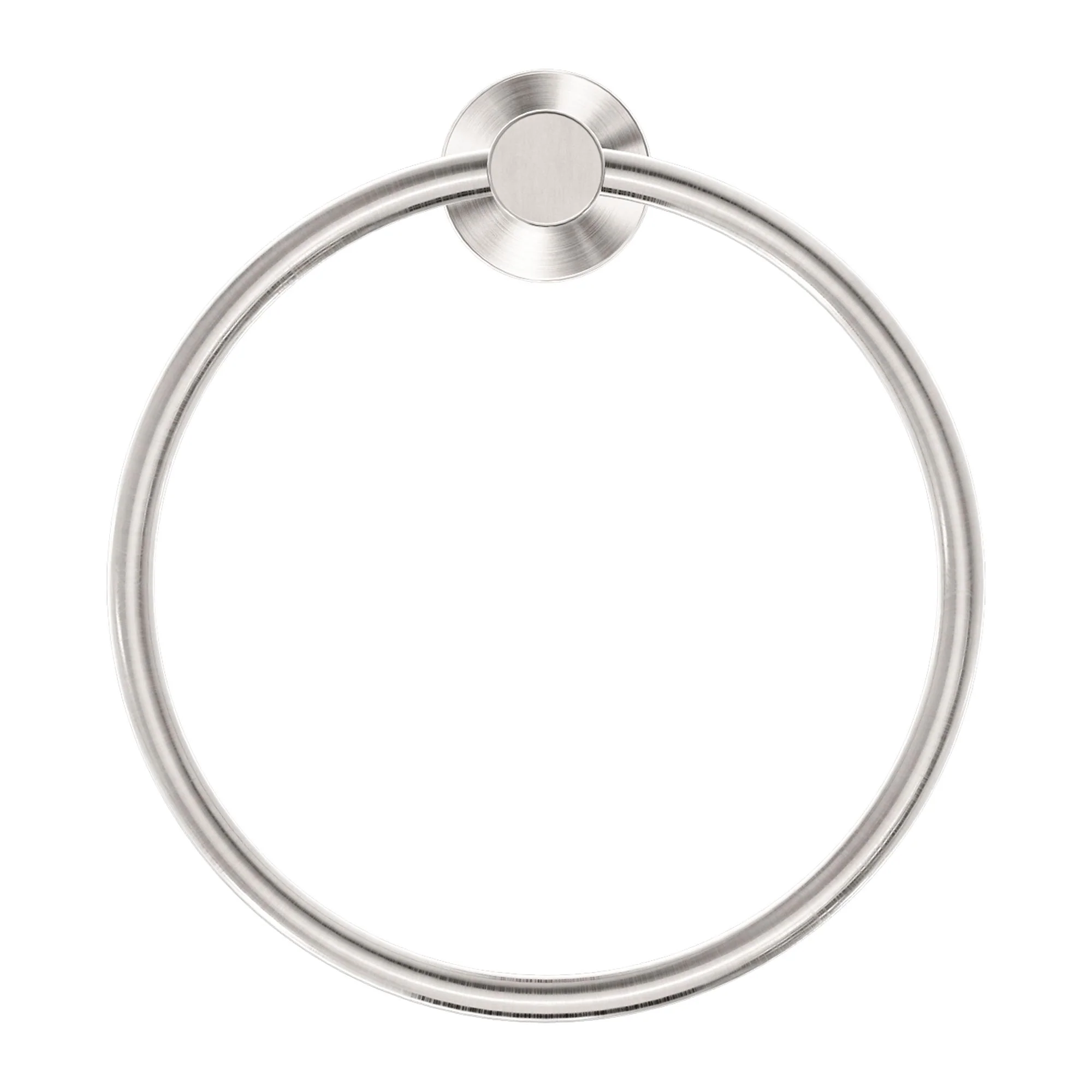 Nero Classic Hand Towel Ring - Brushed Nickel - Image 2