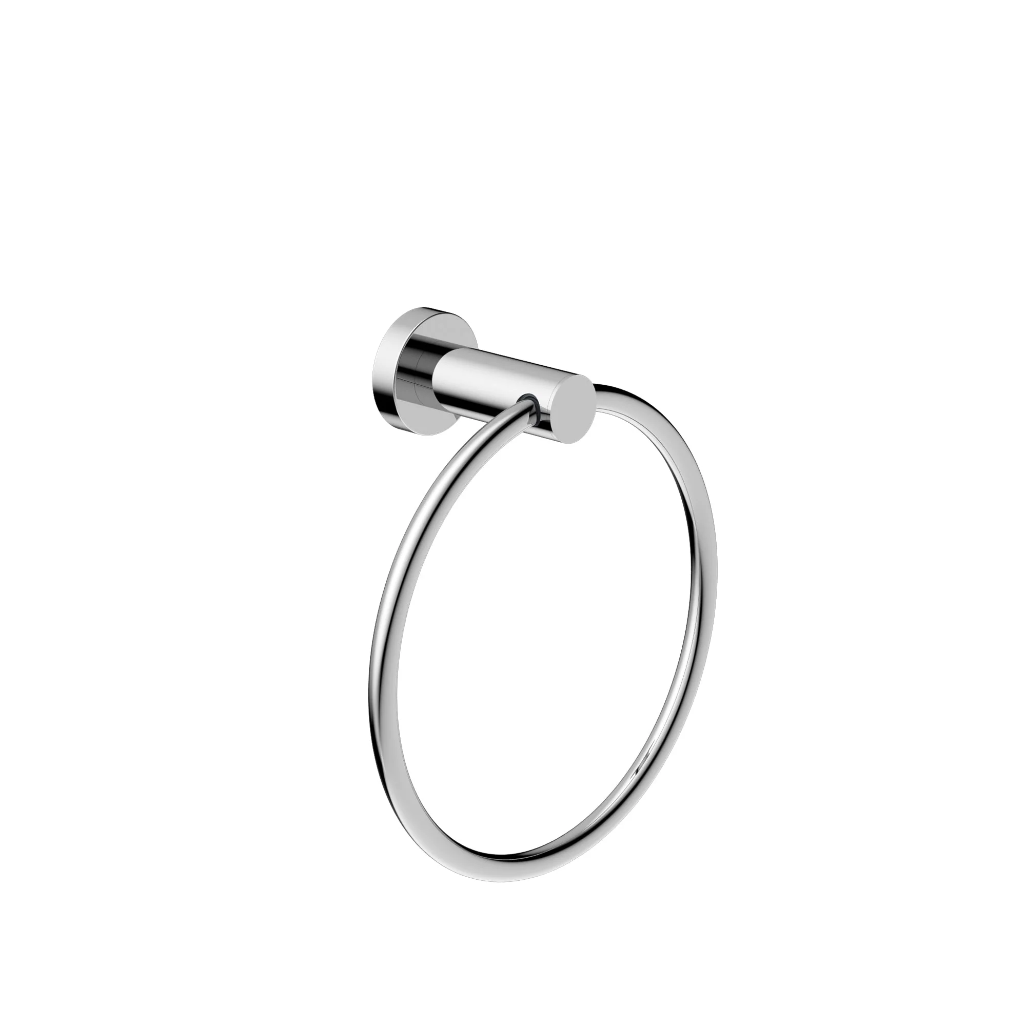 Nero Classic Hand Towel Ring - Chrome