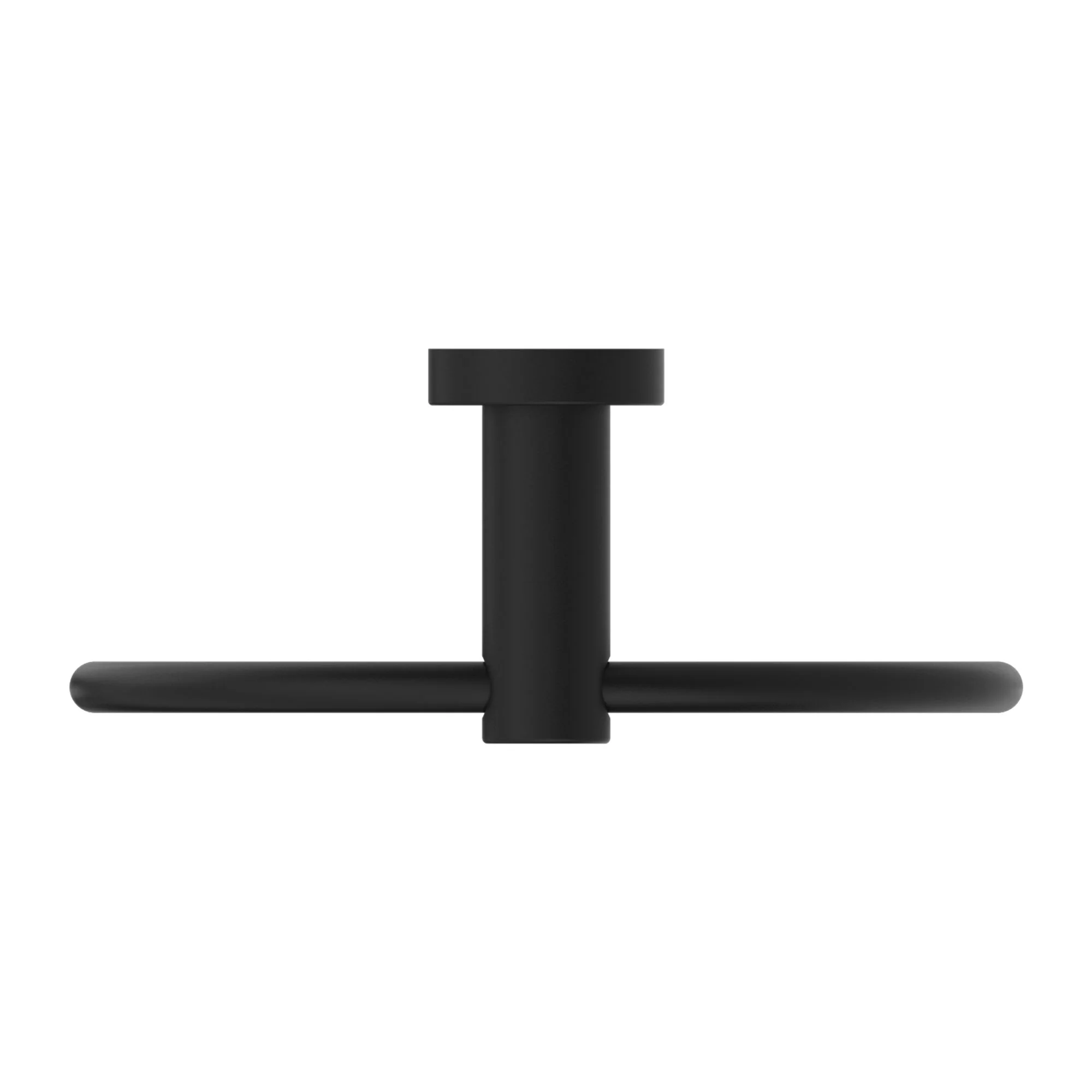 Nero Classic Bathroom Hand Towel Ring - Black Matte - Image 3