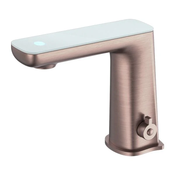 Nero Claudia Sensor Mixer With White Top Display - Brushed Bronze