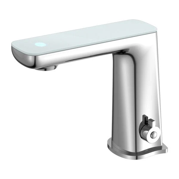 Nero Claudia Sensor Mixer With White Top Display - Chrome