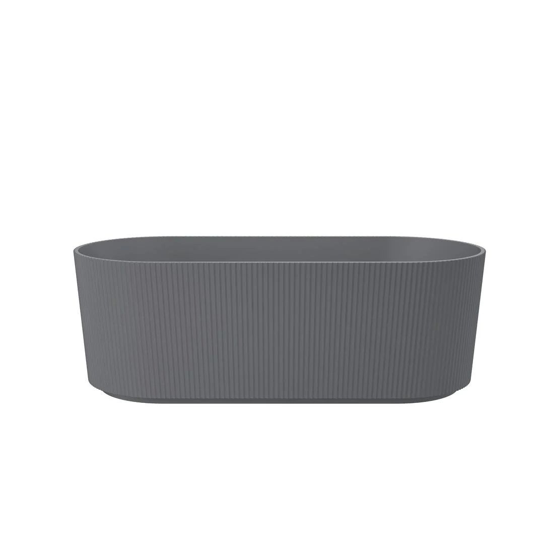 Linsol Cleo 1500mm Freestanding Bath - Grey Blue