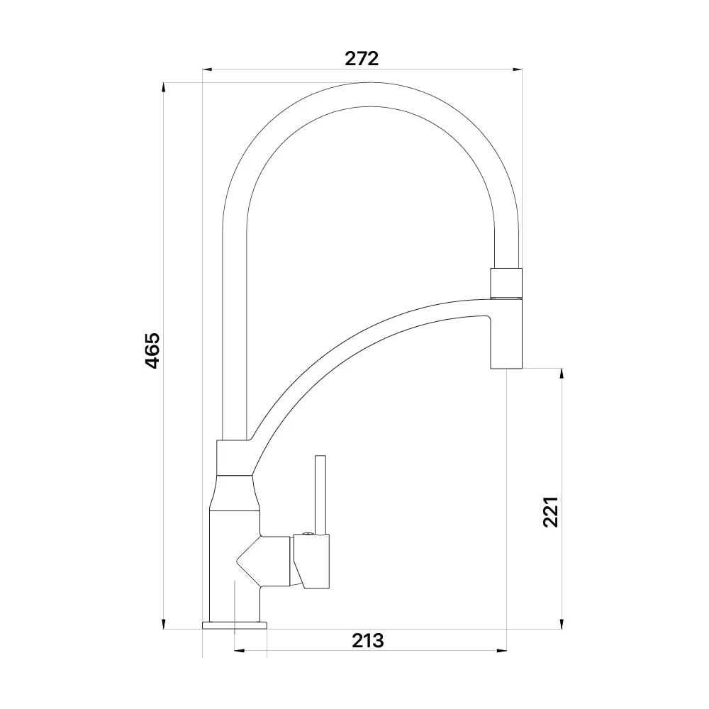 Mixx Clove Sink Mixer - Brushed Nickel - Image 2