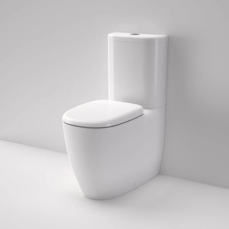 Caroma Contura II Cleanflush Wall Faced Toilet Suite - White (Back Entry)