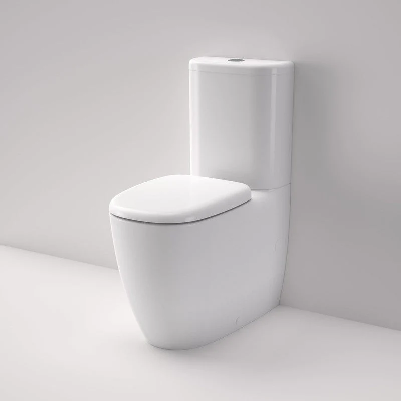 Caroma Contura II Cleanflush Wall Faced Toilet Suite - White (Bottom Inlet)