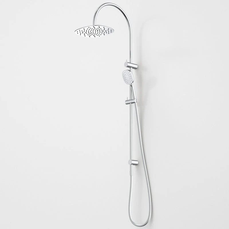 Caroma Contura II Rail Shower with Overhead - Chrome