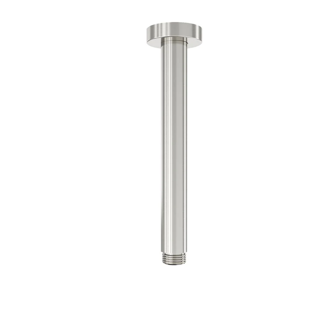 Linsol Corsica 200mm Round Ceiling Arm  - Brushed Nickel
