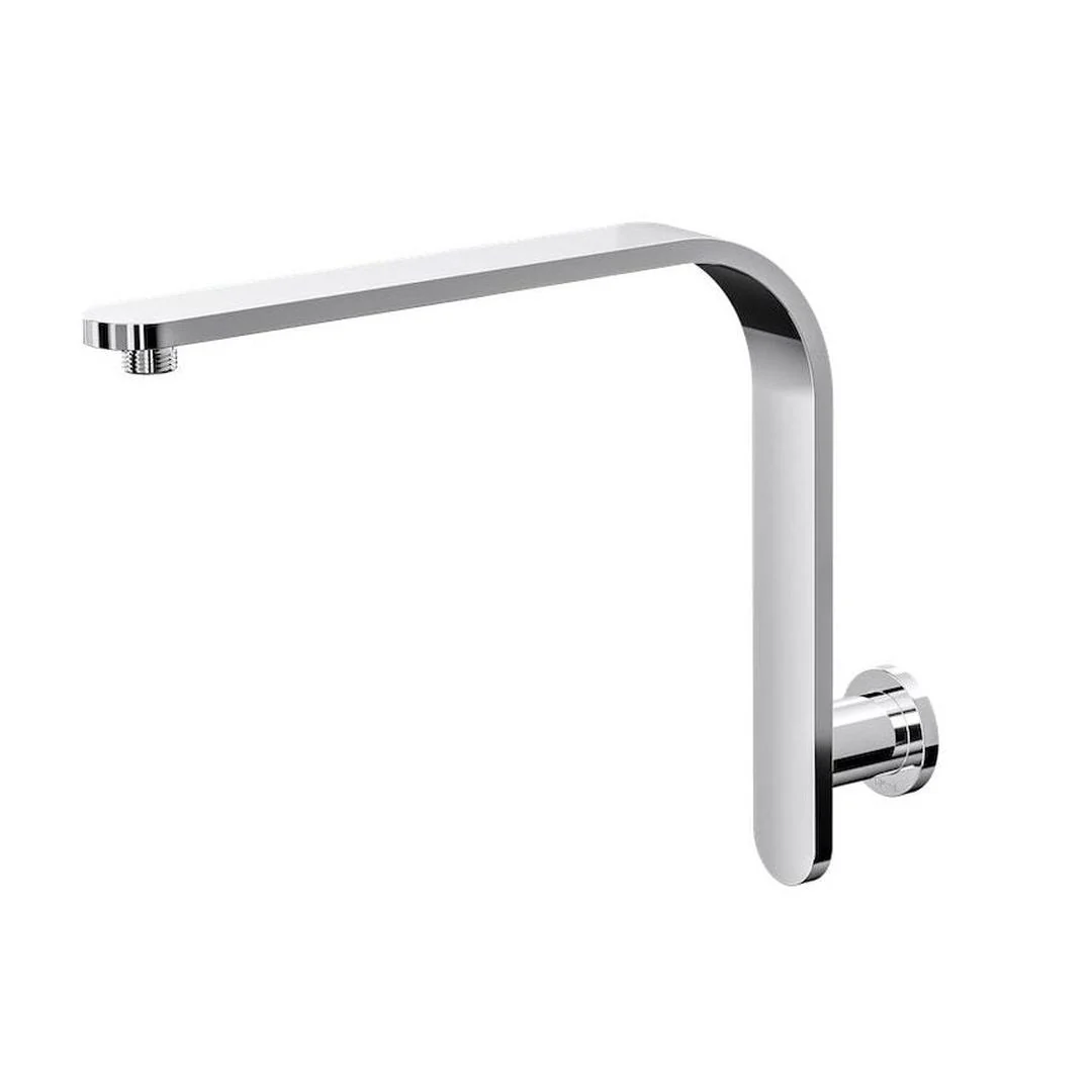 Linsol Corsica Flat Upswept Wall Arm - Chrome