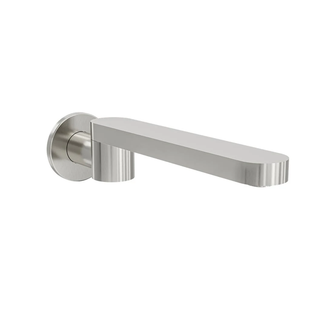 Linsol Corsica S2 Swivel Wall Bath Spout - Brushed Nickel - Image 2