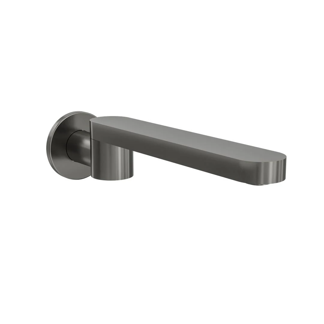 Linsol Corsica S2 Swivel Wall Bath Spout - Gunmetal - Image 2