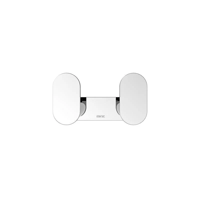 Meir Curvaé Double Robe Hook - Polished Chrome - Image 2