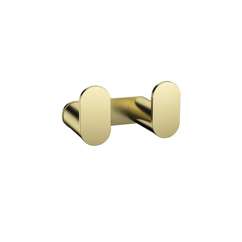 Meir Curvaé Double Robe Hook - PVD Tiger Bronze