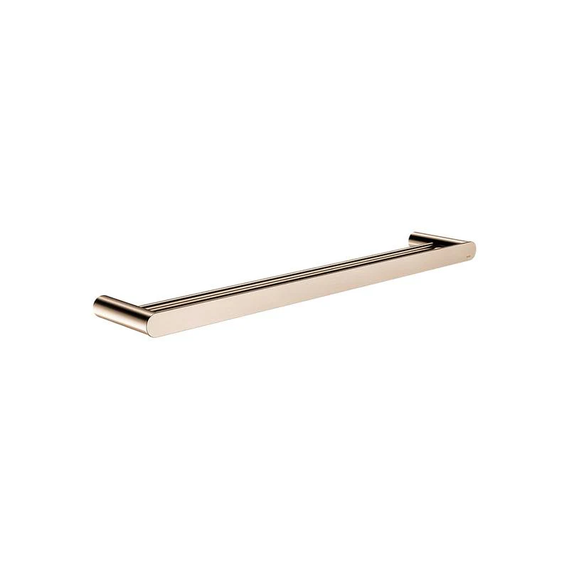Meir Curvaé Double Towel Rail 600mm - Champagne