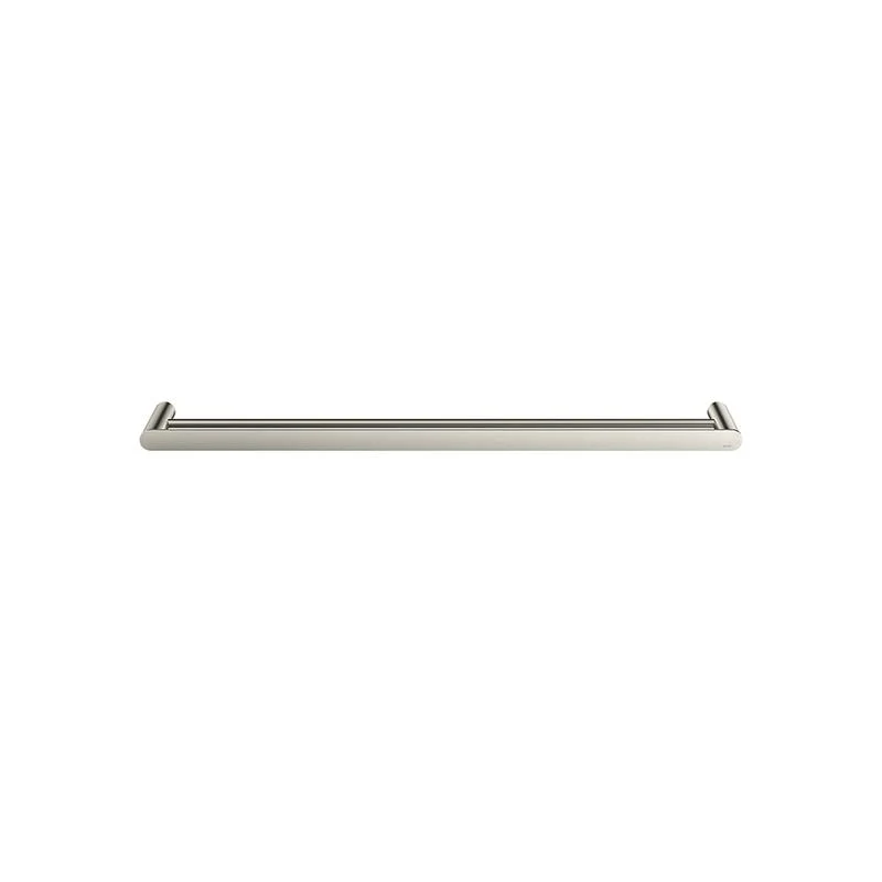 Meir Curvaé Double Towel Rail 800mm - PVD Brushed Nickel - Image 2