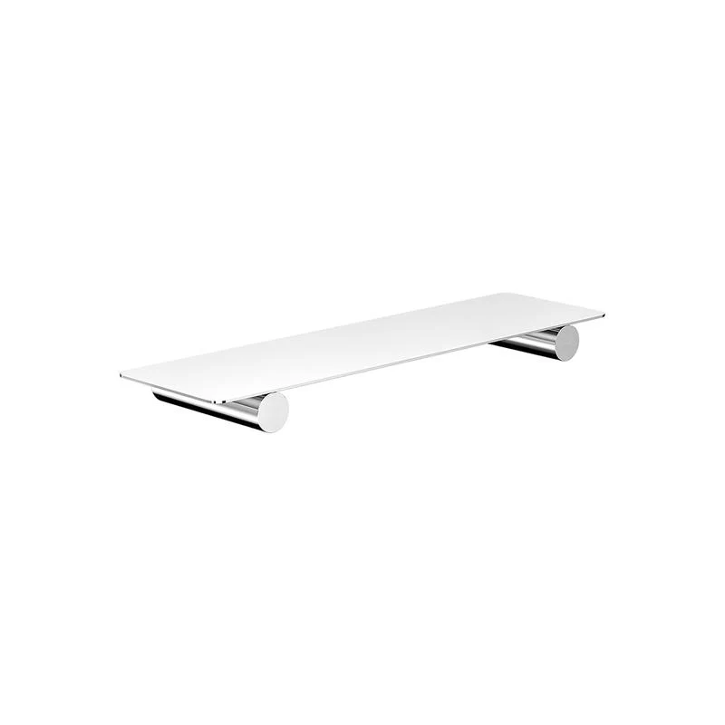 Meir Curvaé Shower Shelf 400mm - Polished Chrome