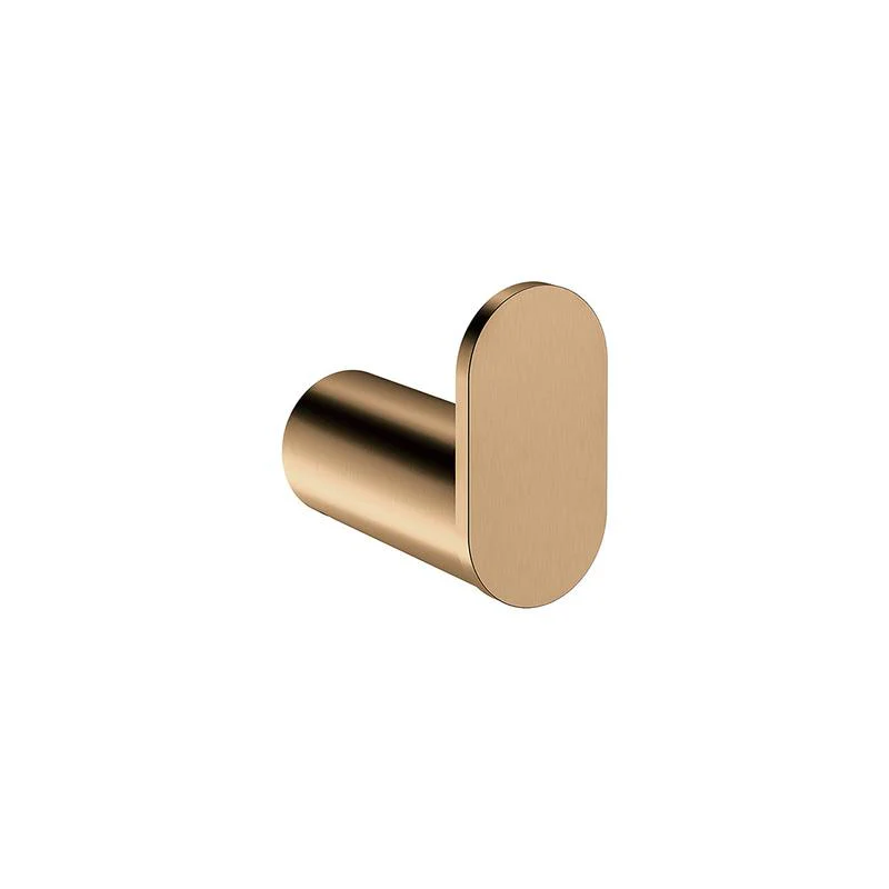 Meir Curvaé Single Robe Hook - Lustre Bronze