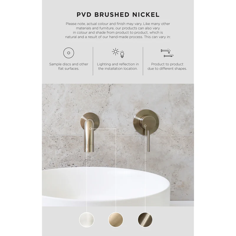 Meir Curvaé Single Robe Hook - PVD Brushed Nickel - Image 4