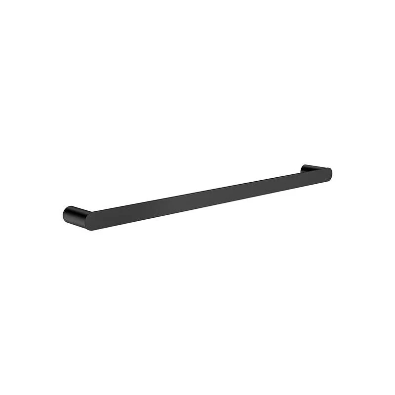 Meir Curvaé Single Towel Rail 600mm - Black Matte