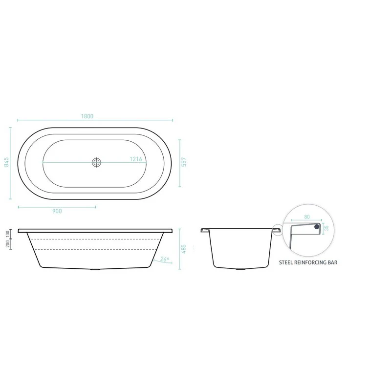 Decina Caval 1800 Bath - Image 4