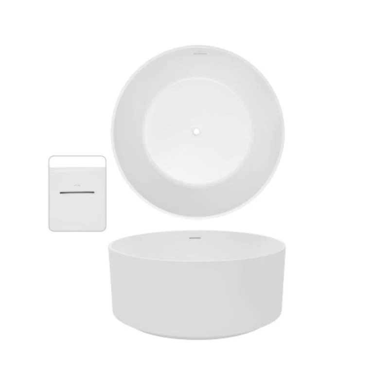 Decina Florencia 1400 Freestanding Bath with Overflow - Image 2