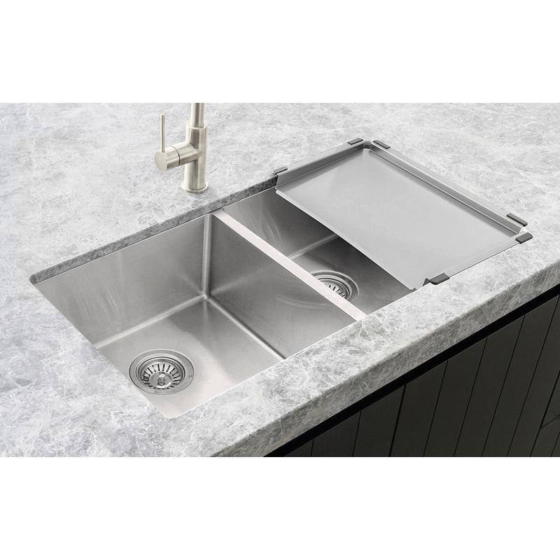 Meir Lavello Dish Draining Tray - PVD Brushed Nickel - Image 2