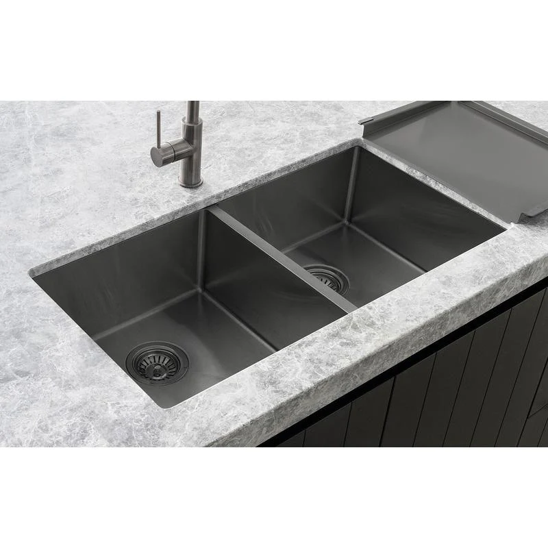 Meir Lavello Dish Draining Tray - PVD Gun Metal Black - Image 5