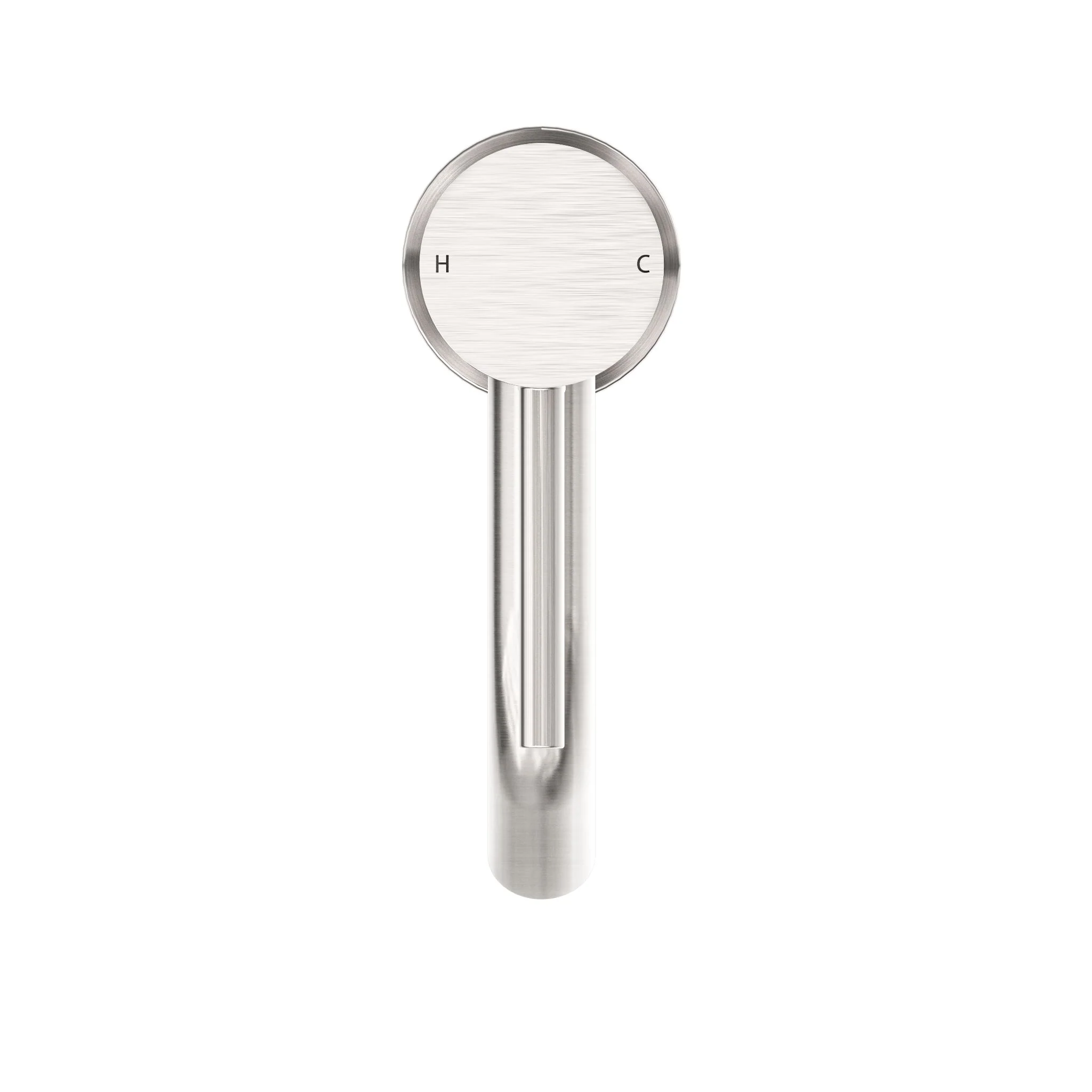 Nero Dolce Basin Mixer Stylish Spout - Brushed Nickel - Image 3