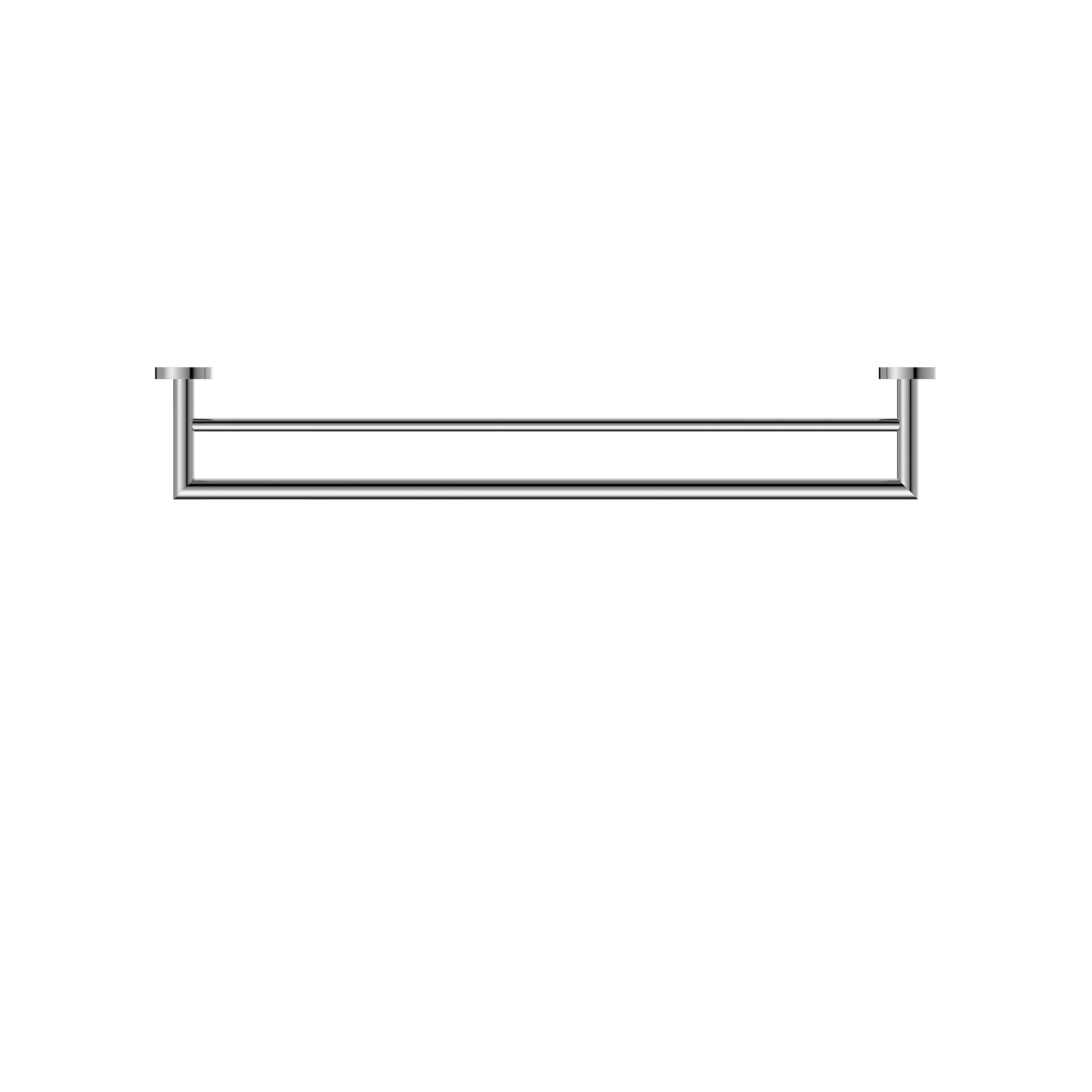 Nero Dolce Double Towel Rail - Chrome - Image 3