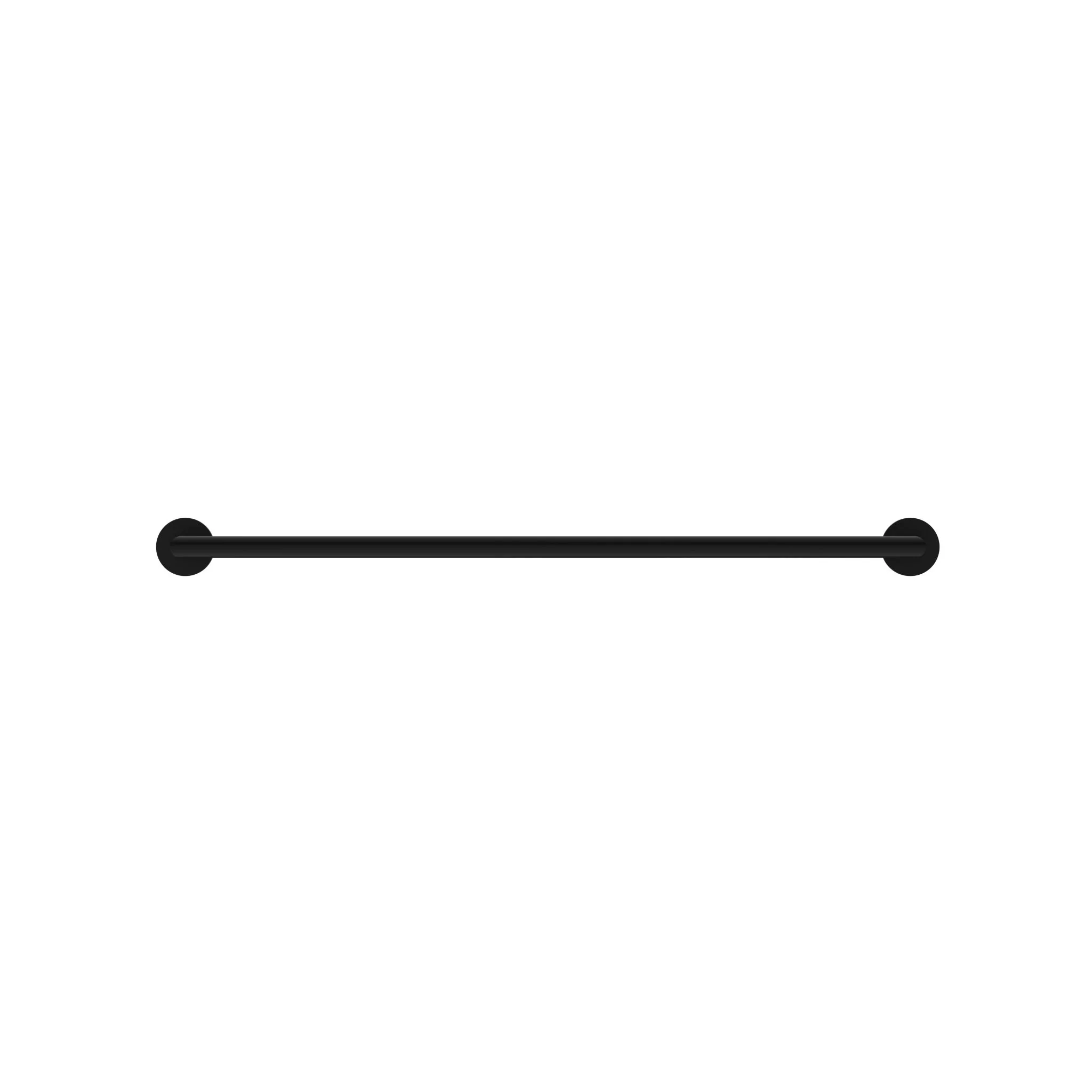 Nero Dolce Double Towel Rail 700mm - Black Matte - Image 2