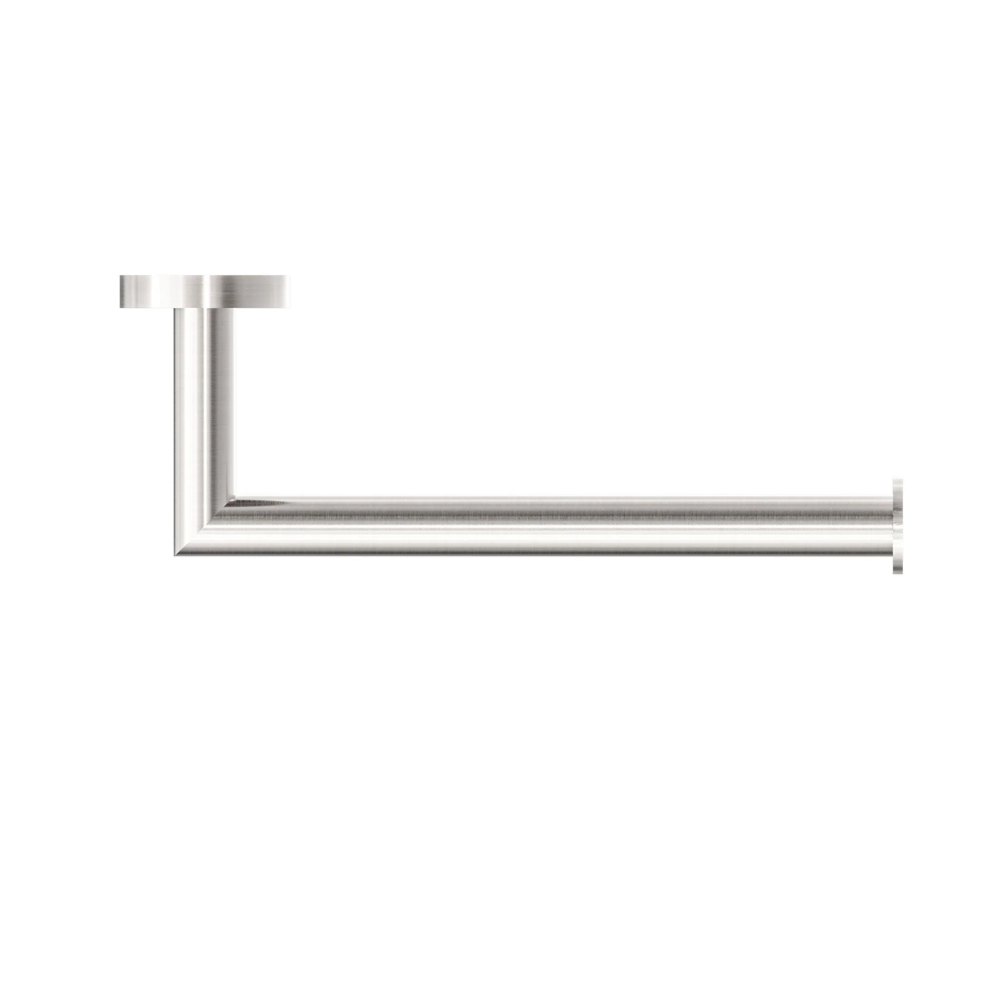 Nero Dolce Hand Towel Rail - Brushed Nickel - Image 3