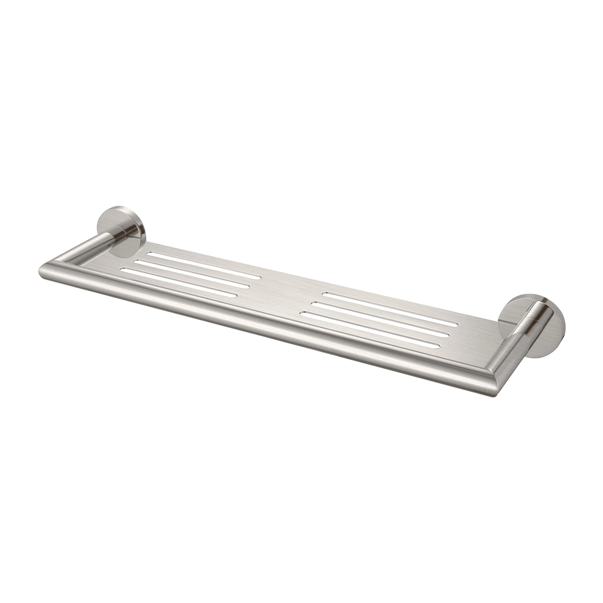 Nero Dolce Metal Shower Shelf - Brushed Nickel