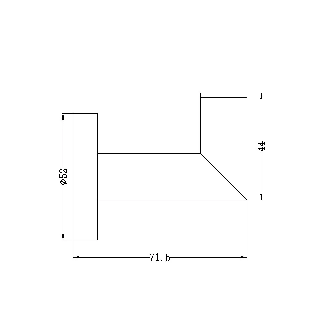 Nero Dolce Robe Hook - Black Matte - Image 4