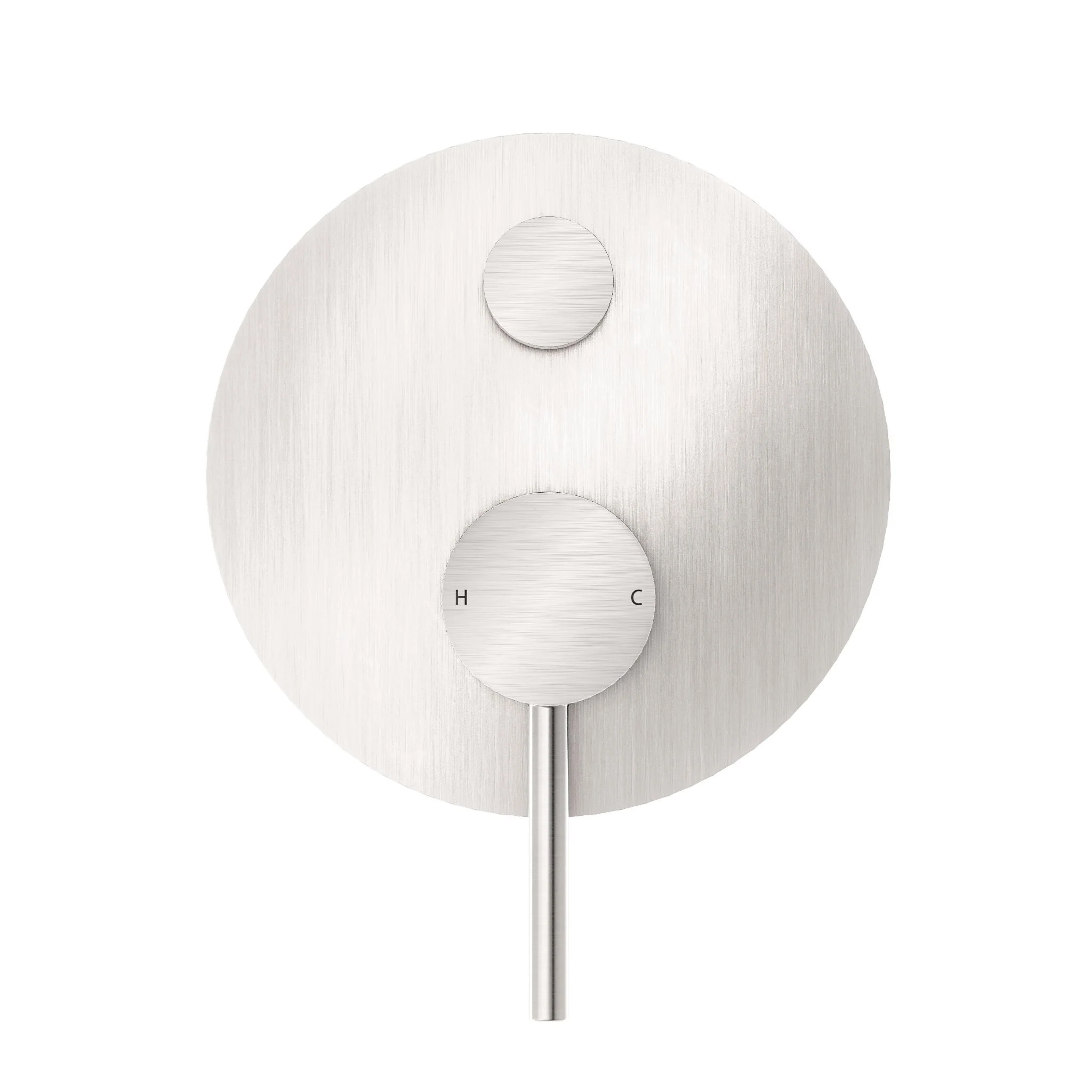 Nero Dolce Shower Mixer With Diverter - Brushed Nickel - Image 2