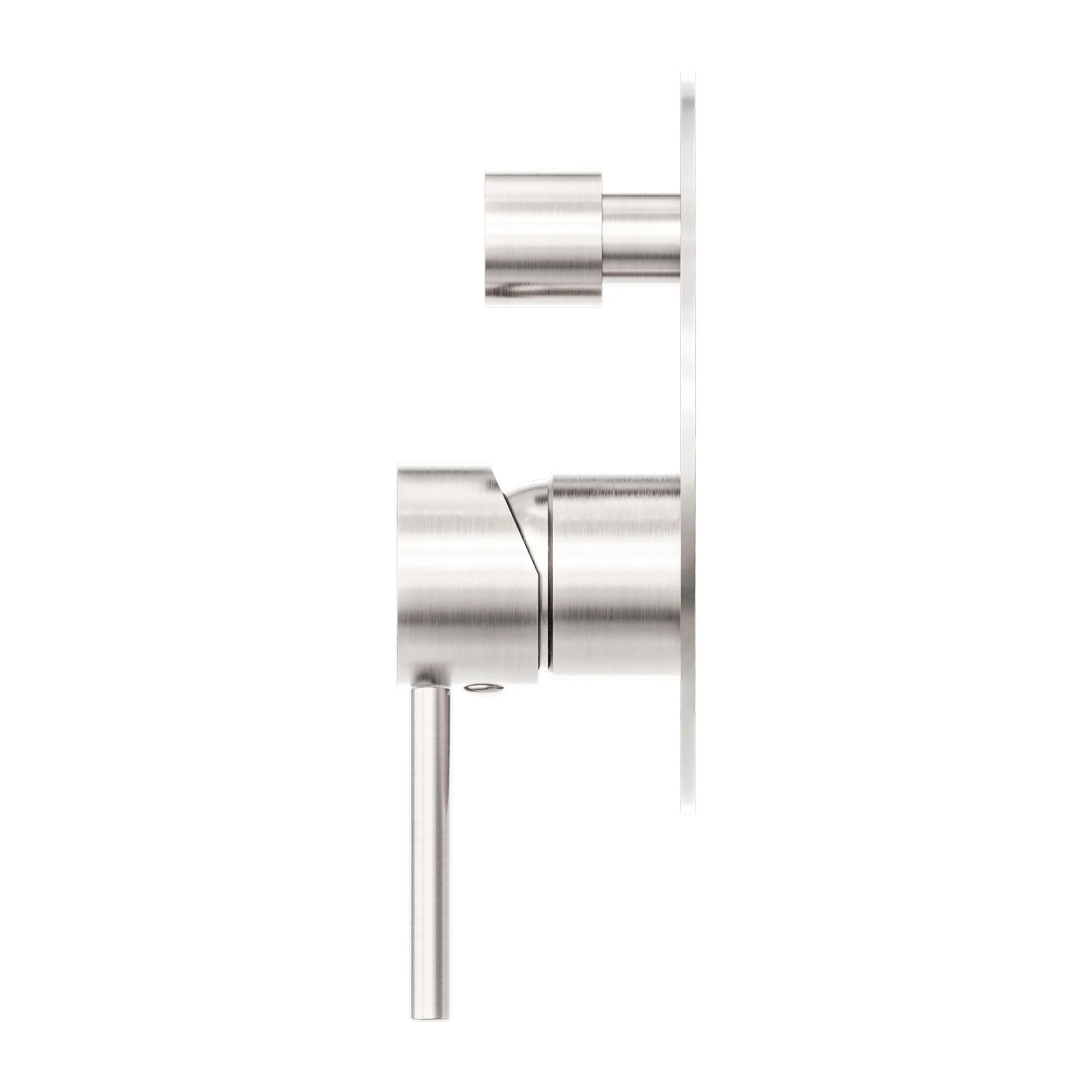 Nero Dolce Shower Mixer With Diverter - Brushed Nickel - Image 3