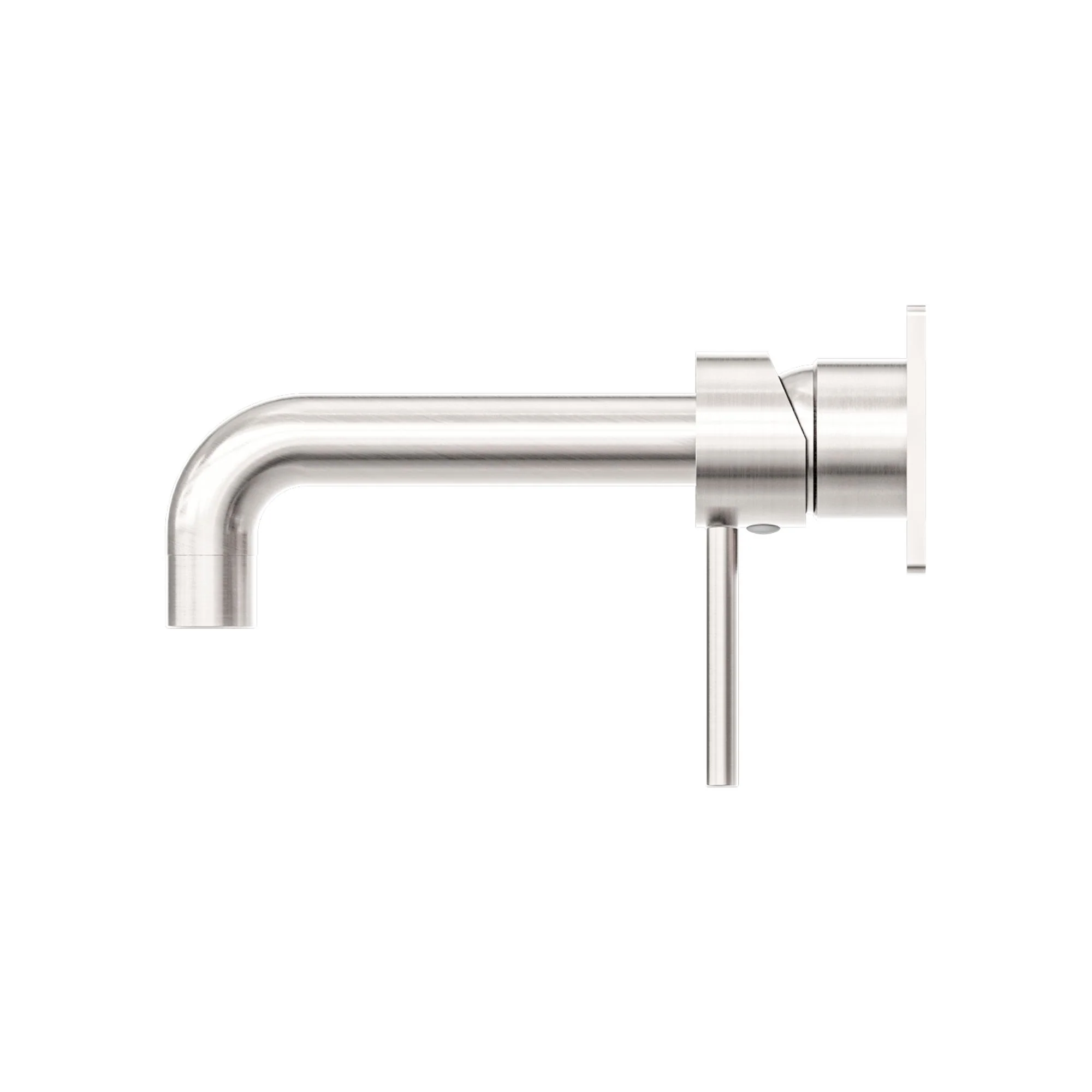 Nero Dolce Wall Basin/Bath Mixer - Brushed Nickel - Image 3